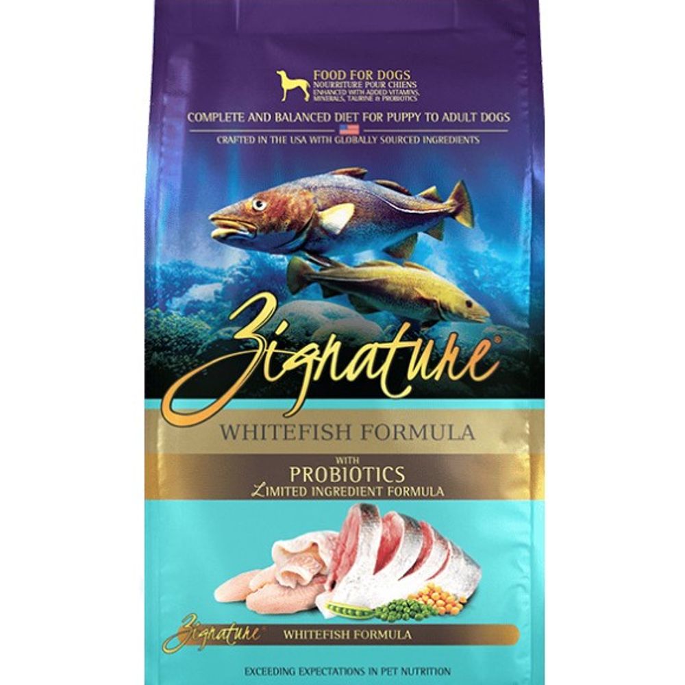 Zignature, Whitefish Formula Dog Food