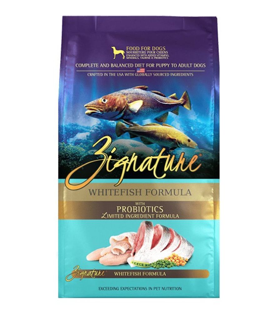 Zignature, Whitefish Formula Dog Food