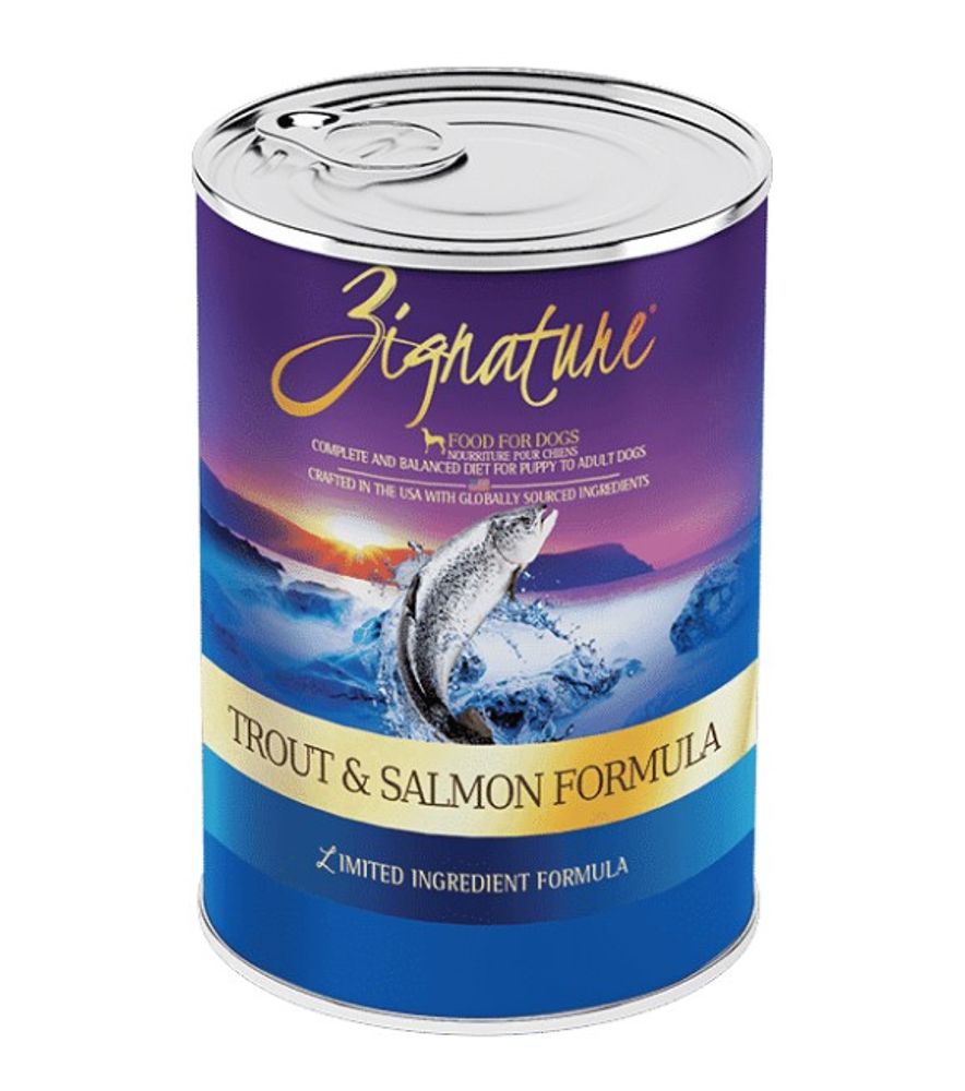 Vignature, Trout & Salmon Formula Wet Can Dog Food, 13 oz