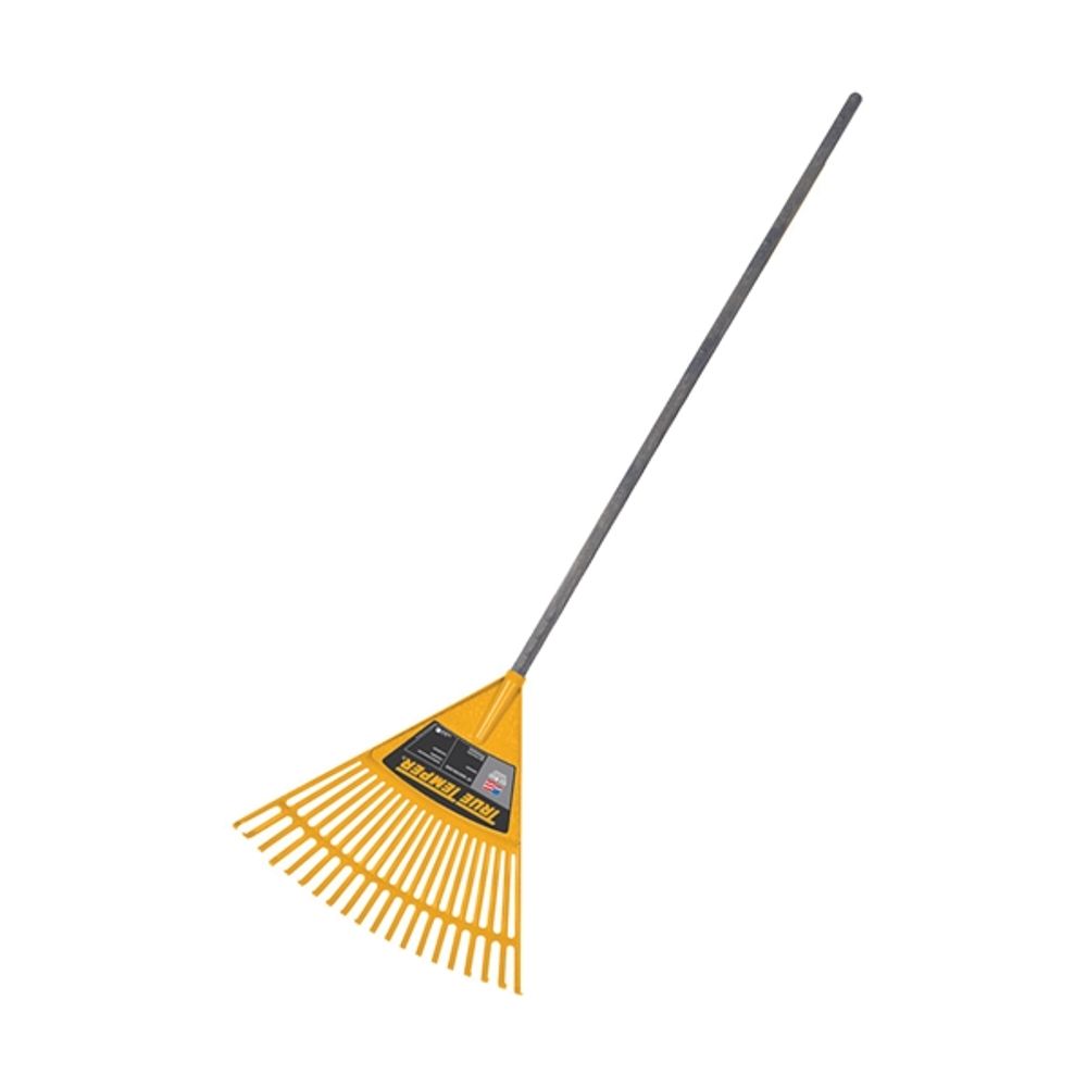 True Temper, 48" Kids Floral Polyethylene Leaf Rake