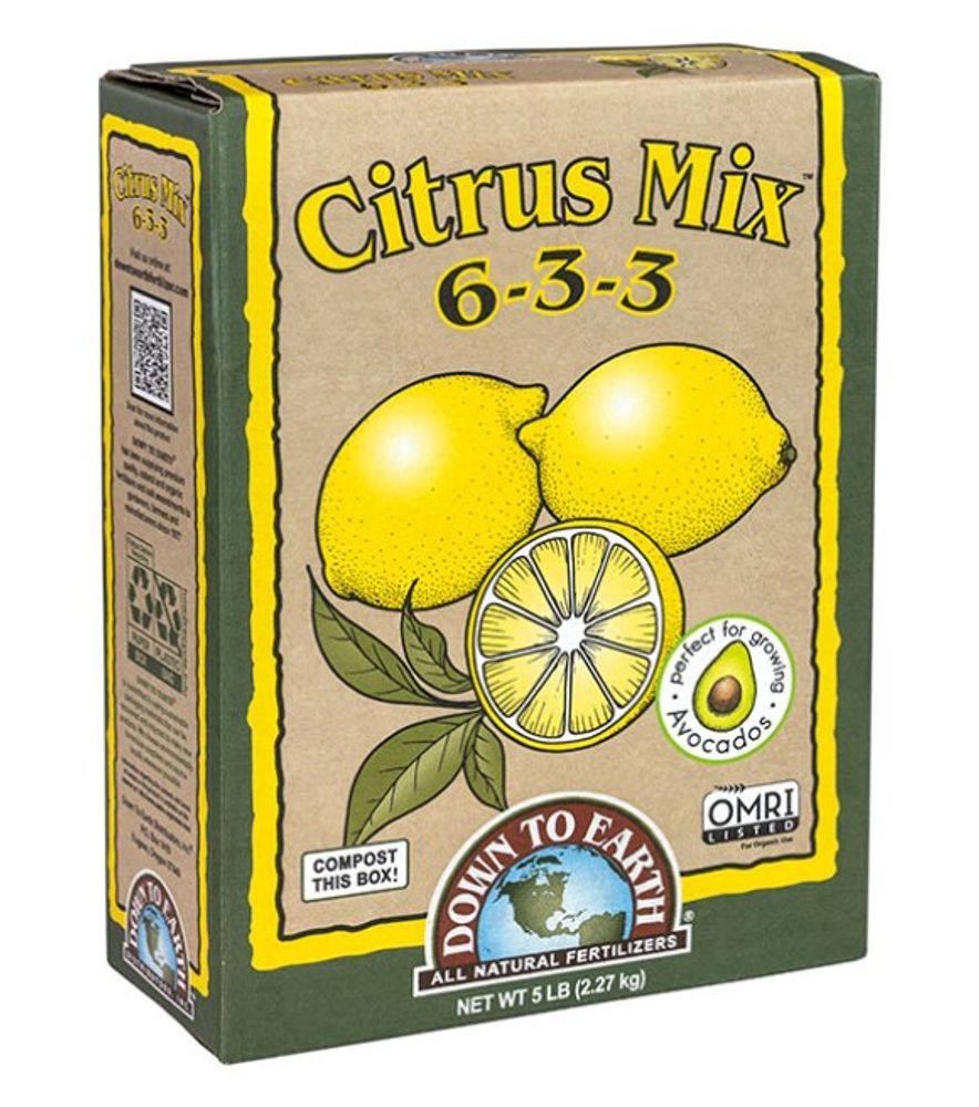 Down to Earth, Citrus Mix 6-3-3, 5 lb