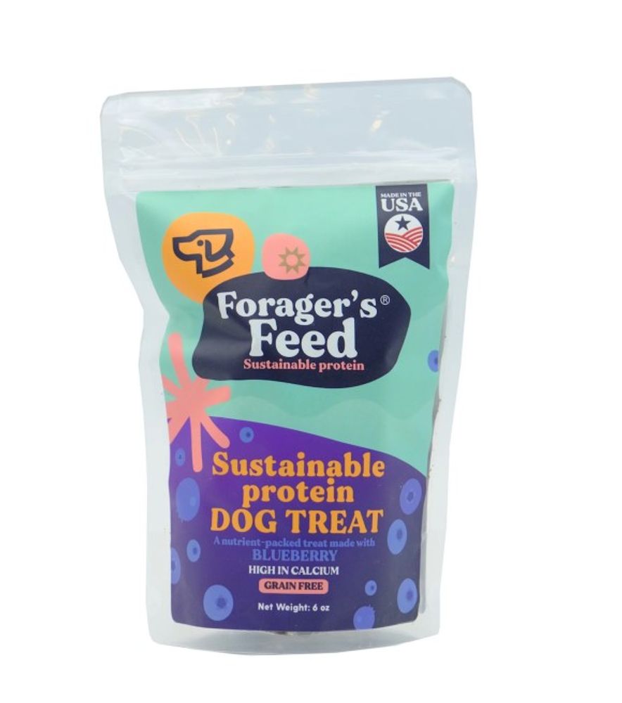 Forager's Feed, Sustainable Insect Protein and Blueberry Dog Treat, 6 oz