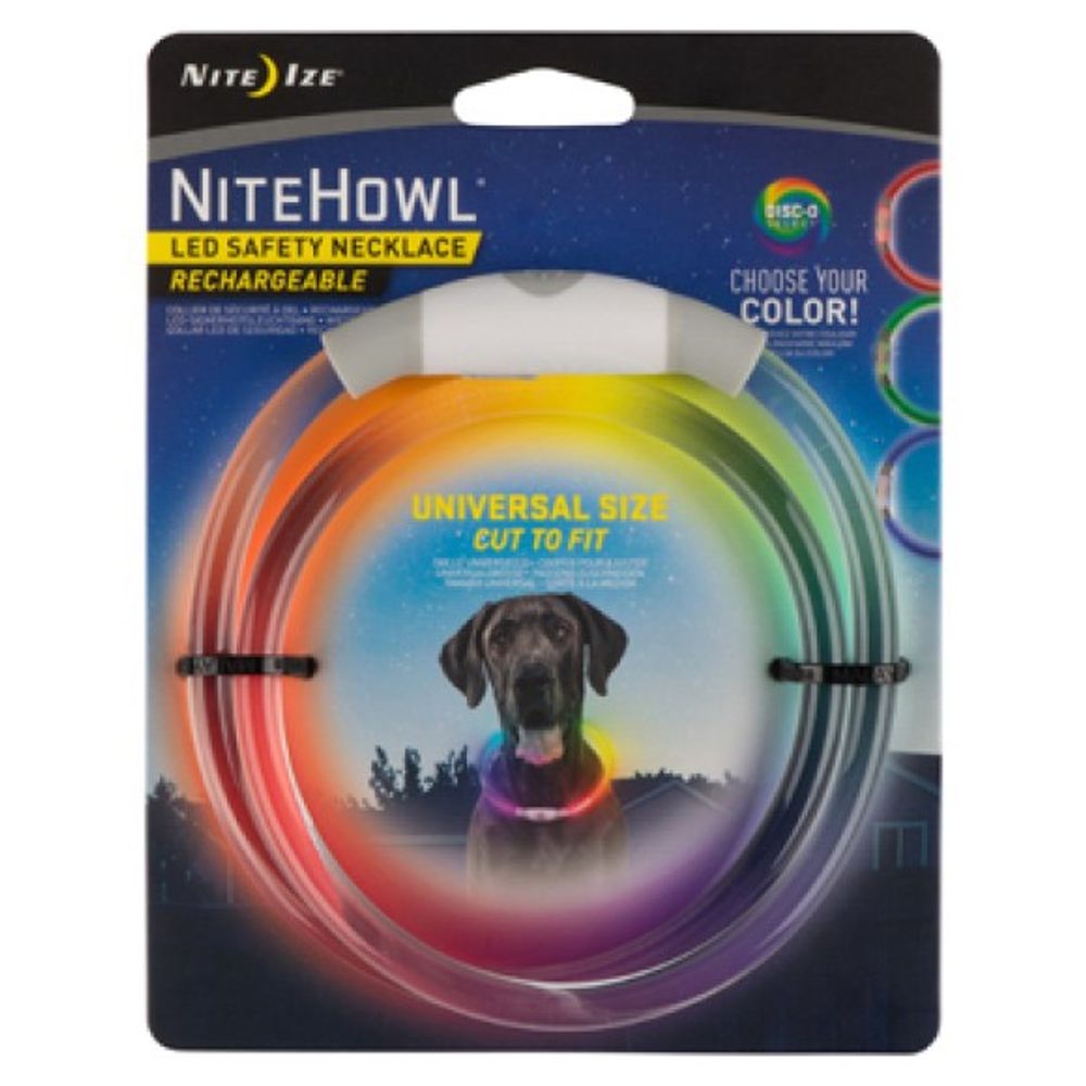 Nite Ize, NightHowl Rechargeable LED Safety Pet Necklace 