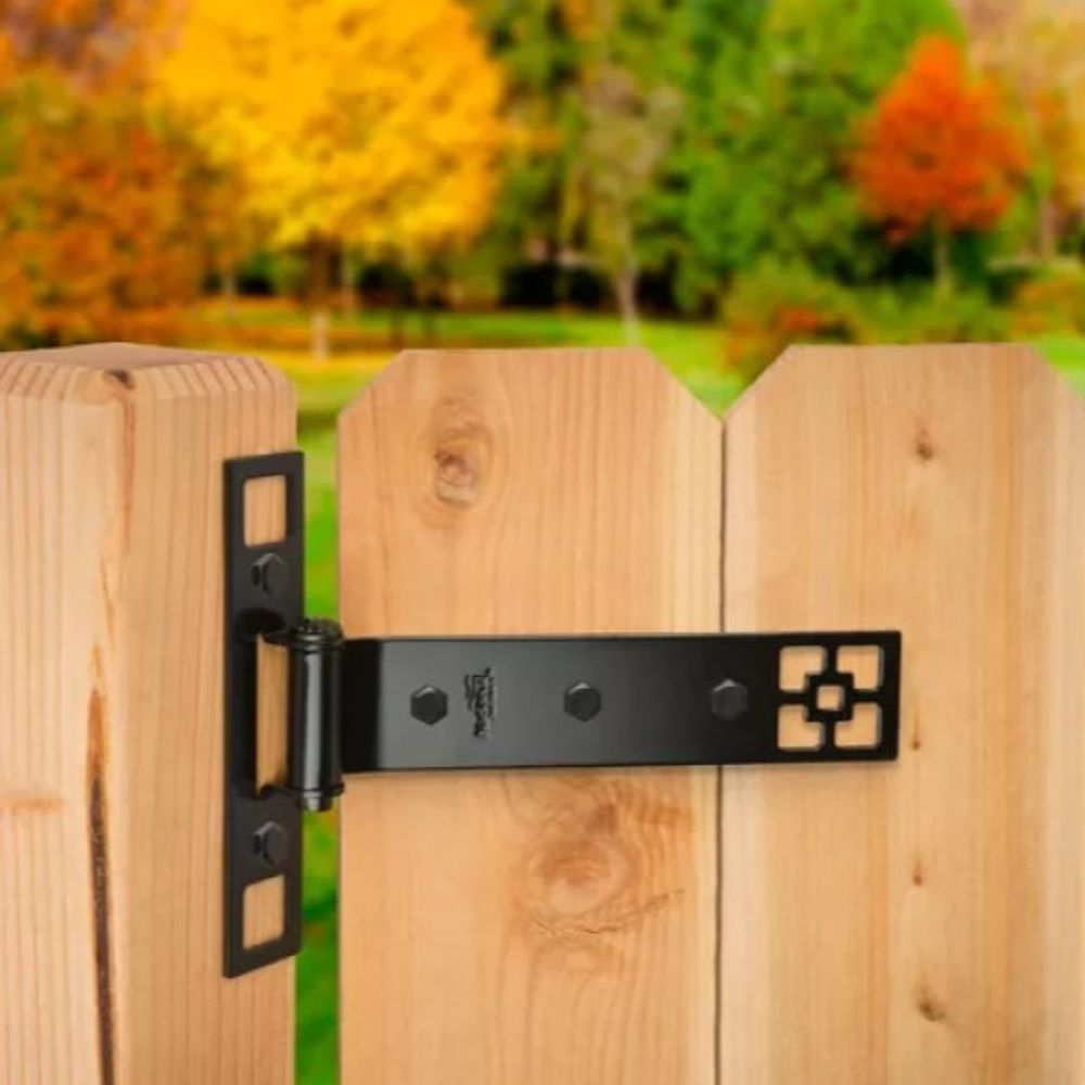 National Hardware, Black Craftsman Style Gate Suite Kit