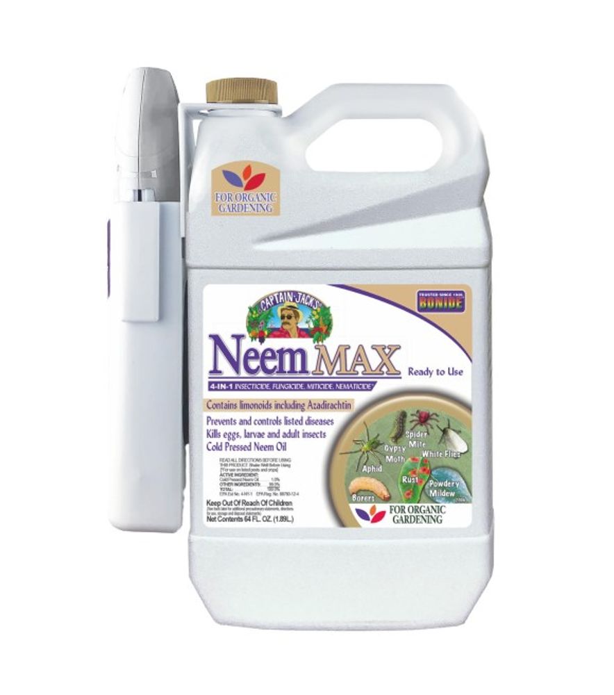 Bonide, Captain Jack's Neem Max RTU with Power Wand, 0.5 gal