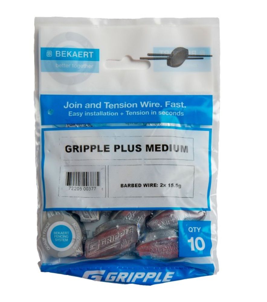 Bekaert, Gripple Plus Medium Wire Connectors, 10 pk