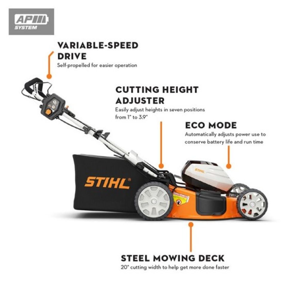 STIHL, RMA 510 V Self-Propelled Lawn Mower 