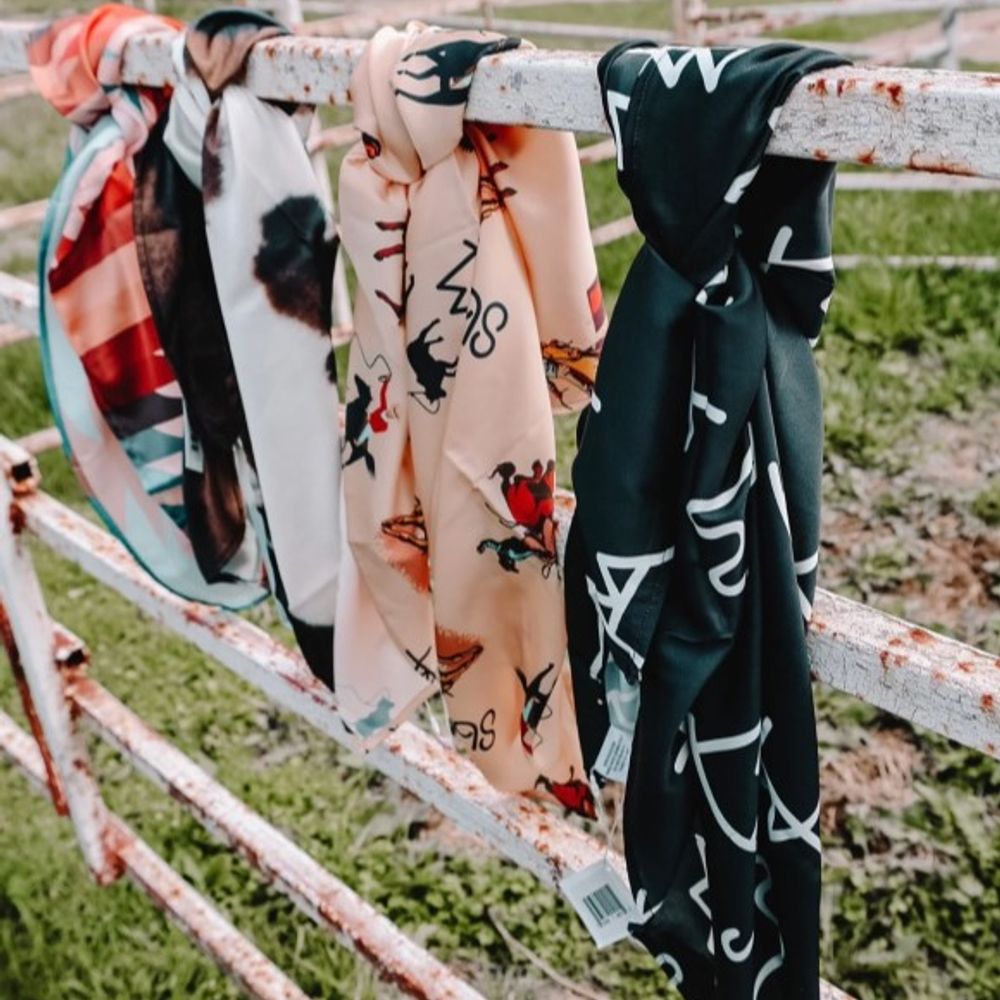 Midwestern Merch, Black Brand Wild Rag