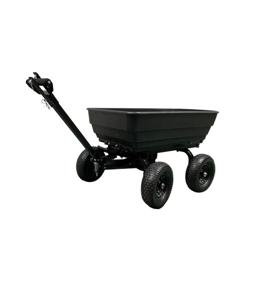 WFS, Black Garden Dump Cart, 1,200 lb
