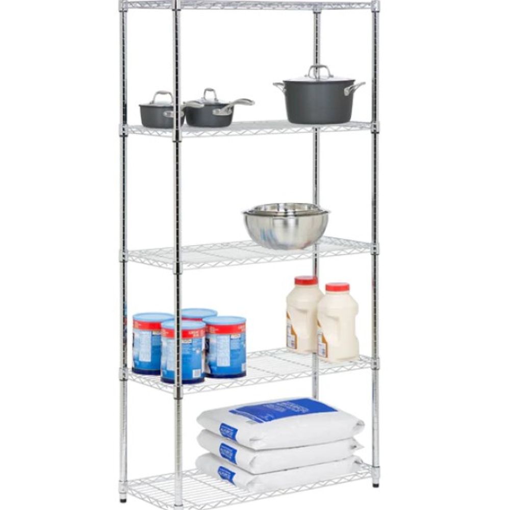 Honey-Can-Do, 5 Tier Chrome Steel Shelf