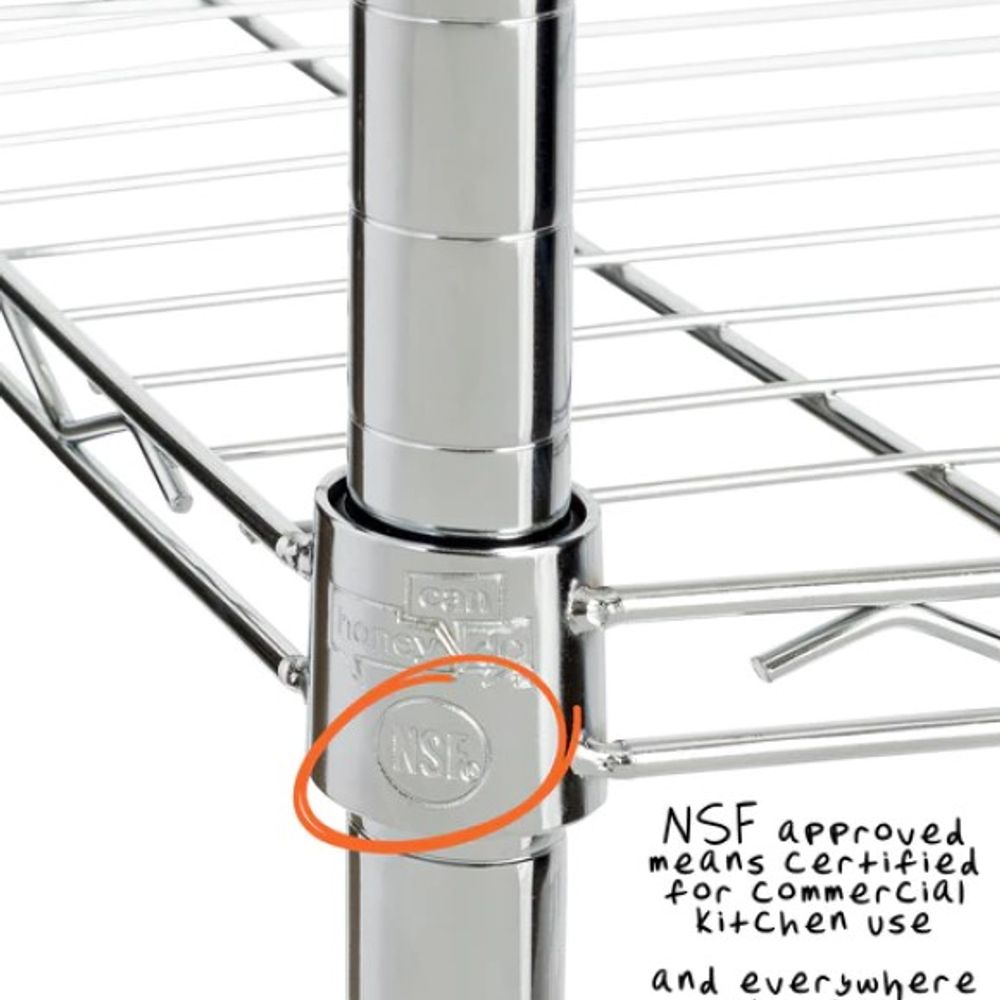 Honey-Can-Do, 5 Tier Chrome Steel Shelf