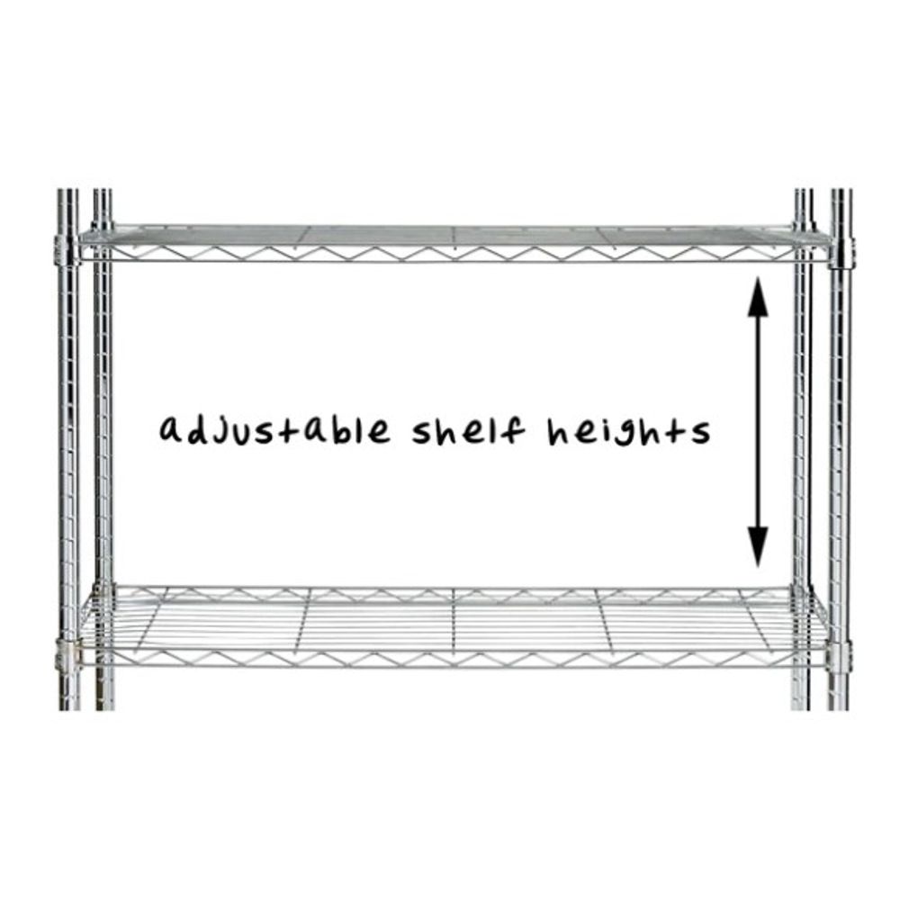 Honey-Can-Do, 5 Tier Chrome Steel Shelf