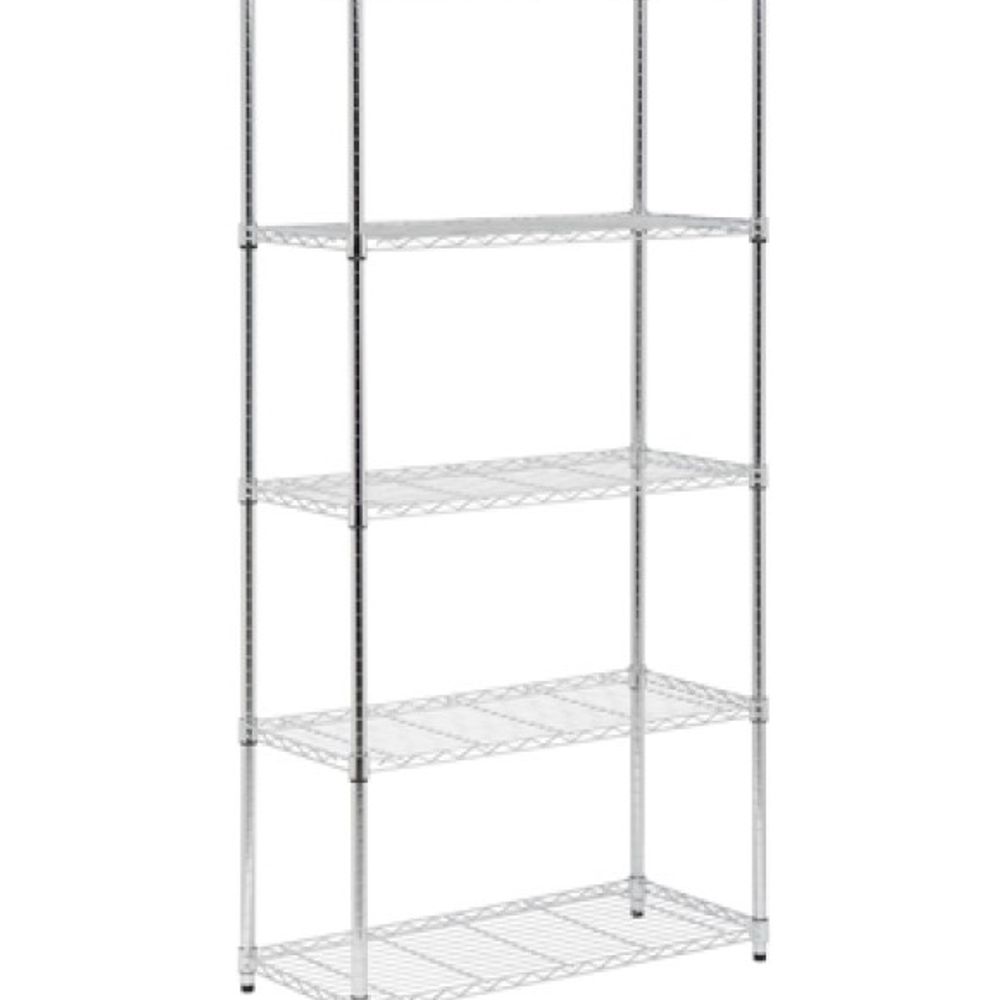 Honey-Can-Do, 5 Tier Chrome Steel Shelf