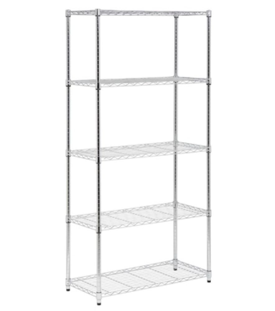 Honey-Can-Do, 5 Tier Chrome Steel Shelf