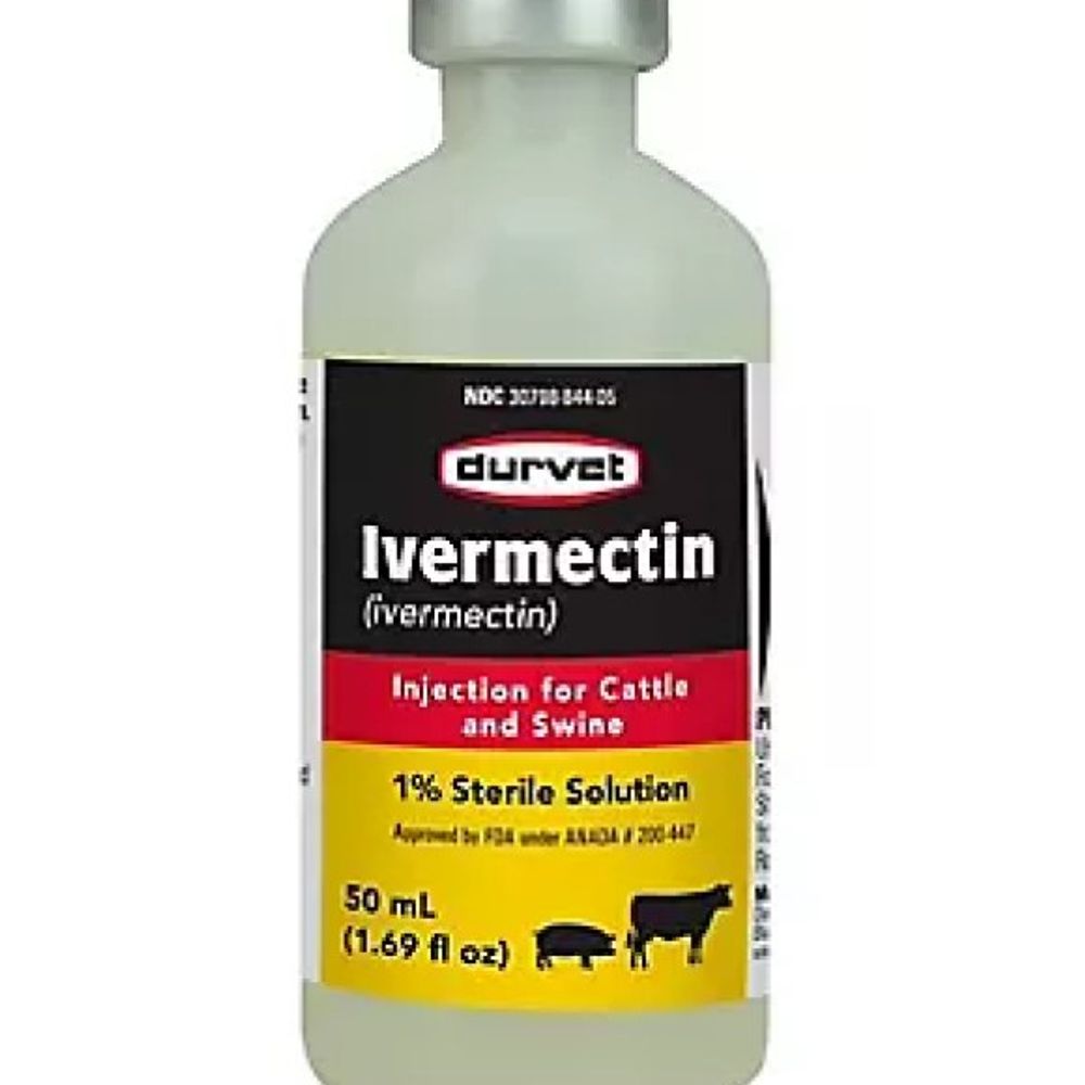 Durvet, Ivermectin Injection 1%, 50 ml