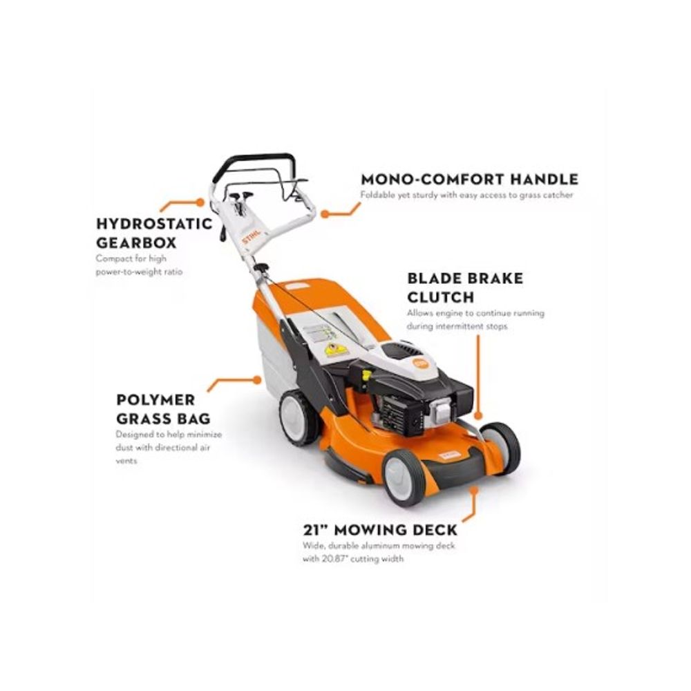 STIHL, RM 655 YS Gas Powered Walk Behind Lawn Mower