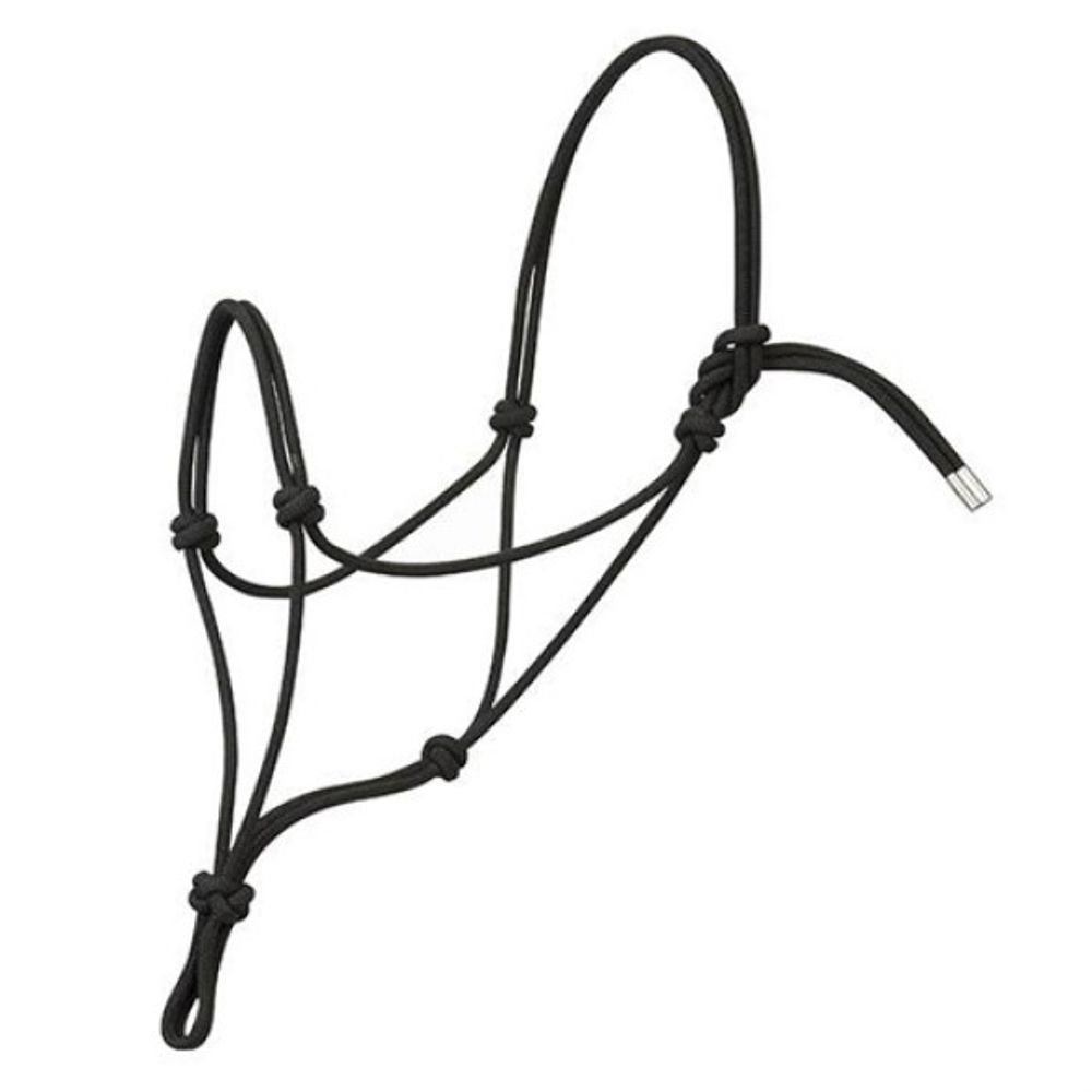 Weaver, Black Slivertip 95 Rope Halter