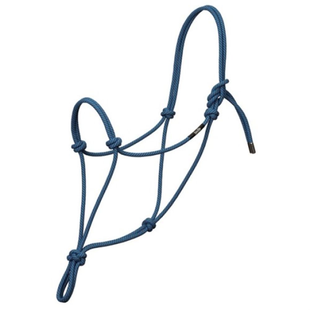 Weaver, Gray/Pacific Blue Pony Silvertip 95 Rope Halter