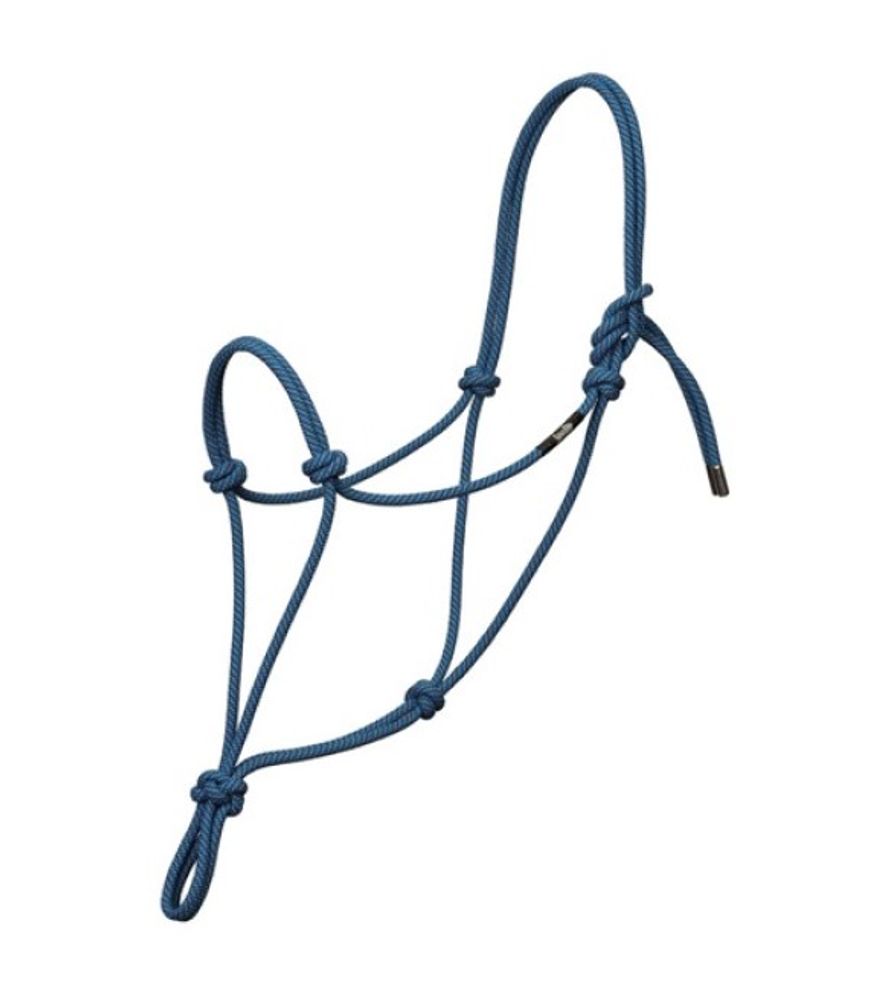 Weaver, Gray/Pacific Blue Pony Silvertip 95 Rope Halter