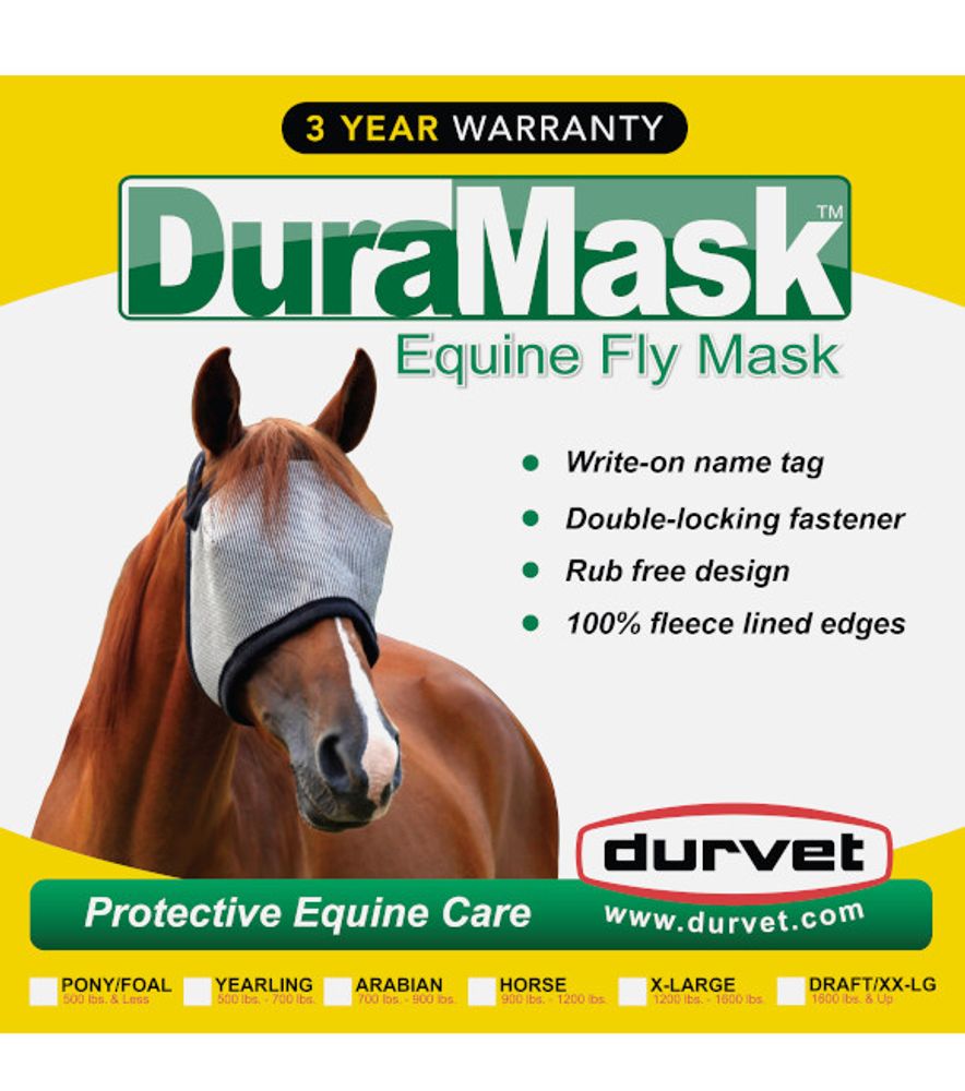 Durvet, DuraMask No Ear Fly Mask