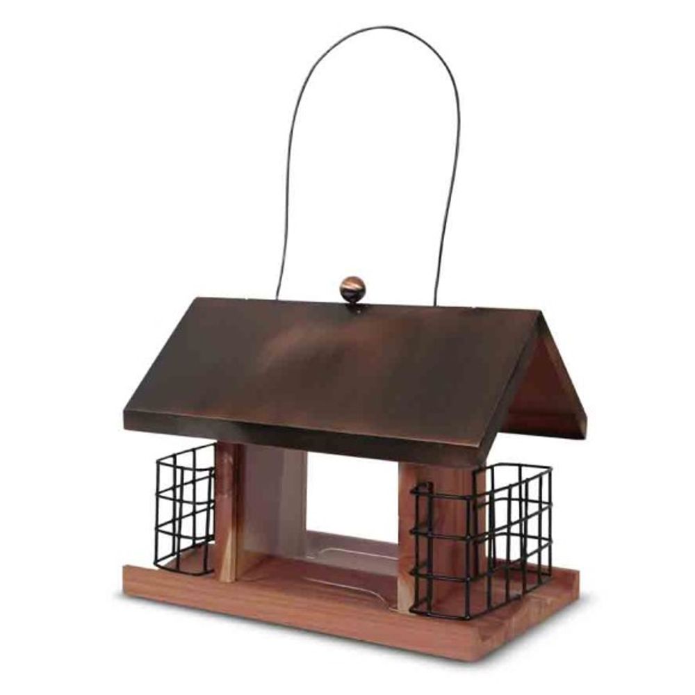 Pennington, Copper Roof Café Hopper Bird Feeder