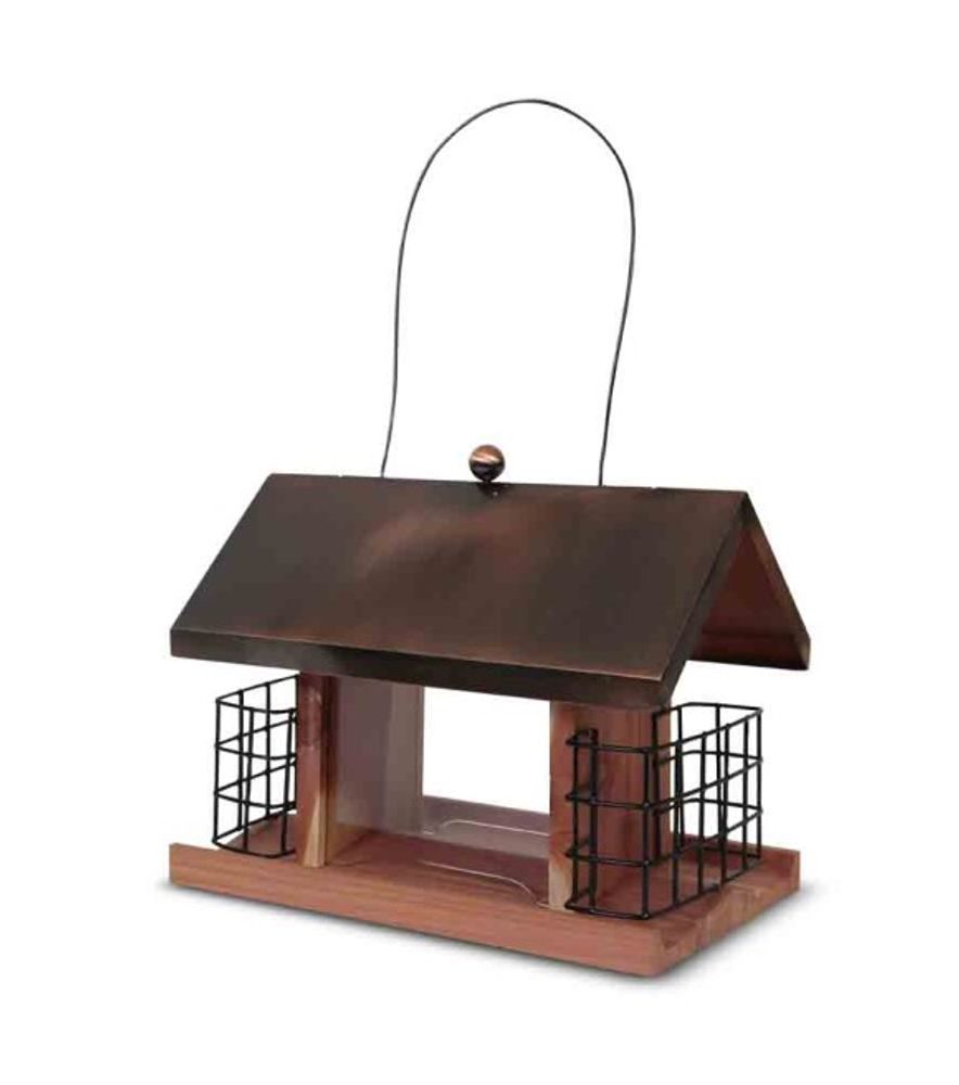 Pennington, Copper Roof Café Hopper Bird Feeder