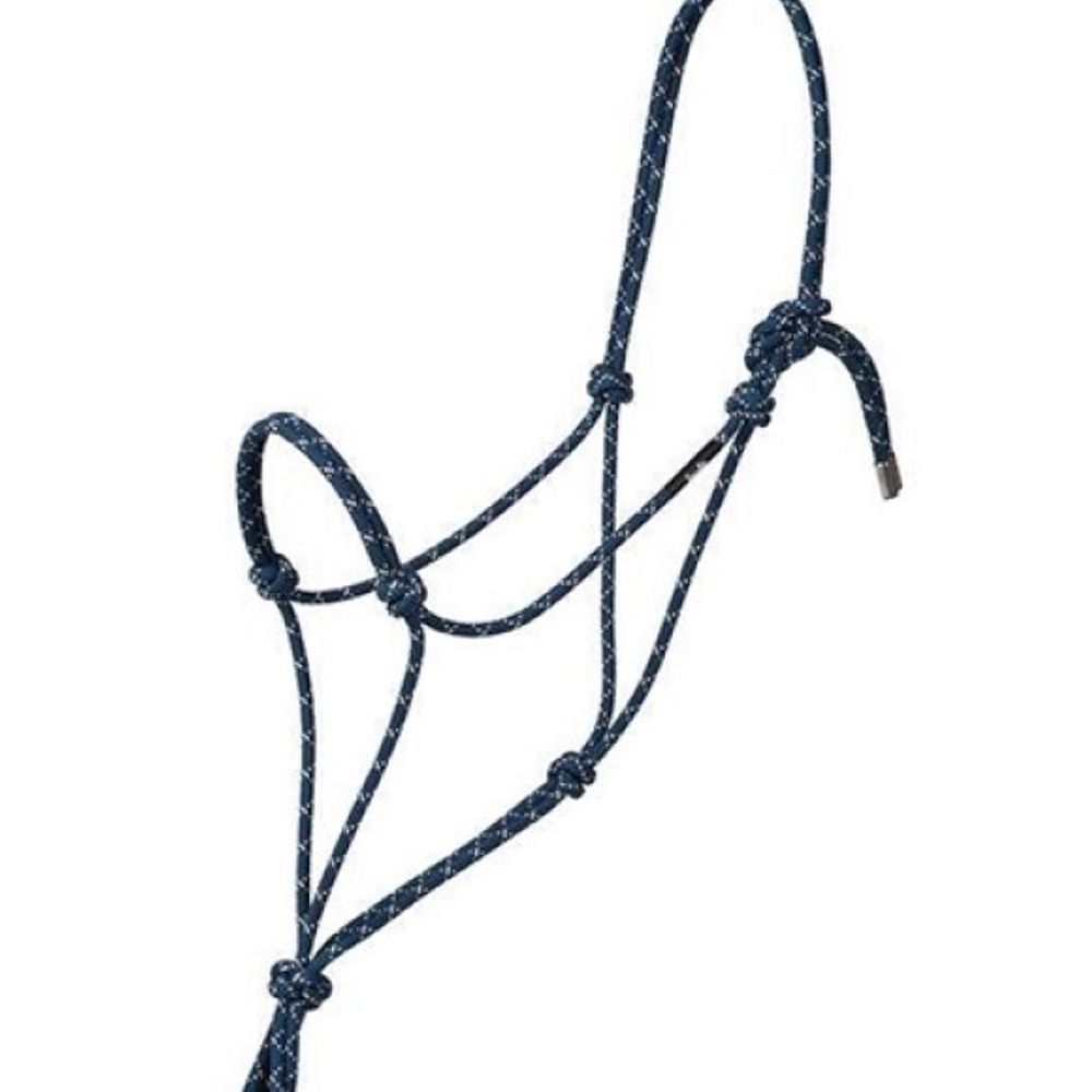 Weaver, Navy/Silver Silvertip 95 Rope Halter 