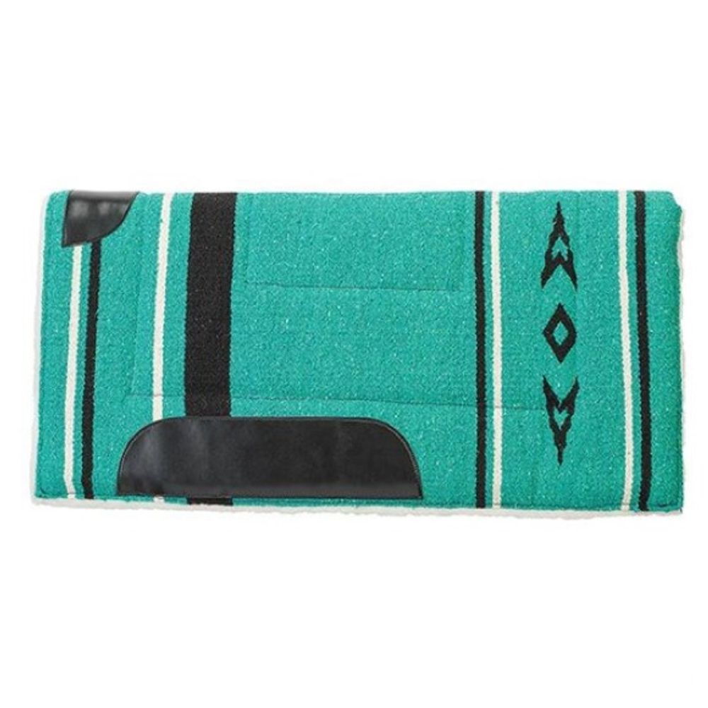 Weaver, Emerald Green Acrylic Pony Saddle Pad, 22" x 22"