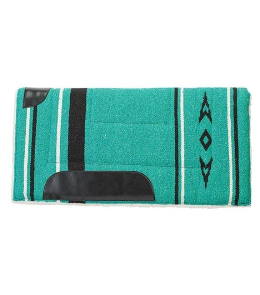 Weaver, Emerald Green Acrylic Pony Saddle Pad, 22" x 22"