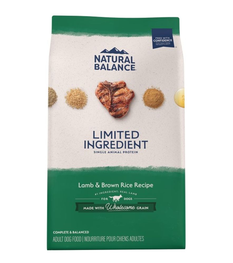 Natural Balance, Lamb & Brown Rice Recipe Dog Food