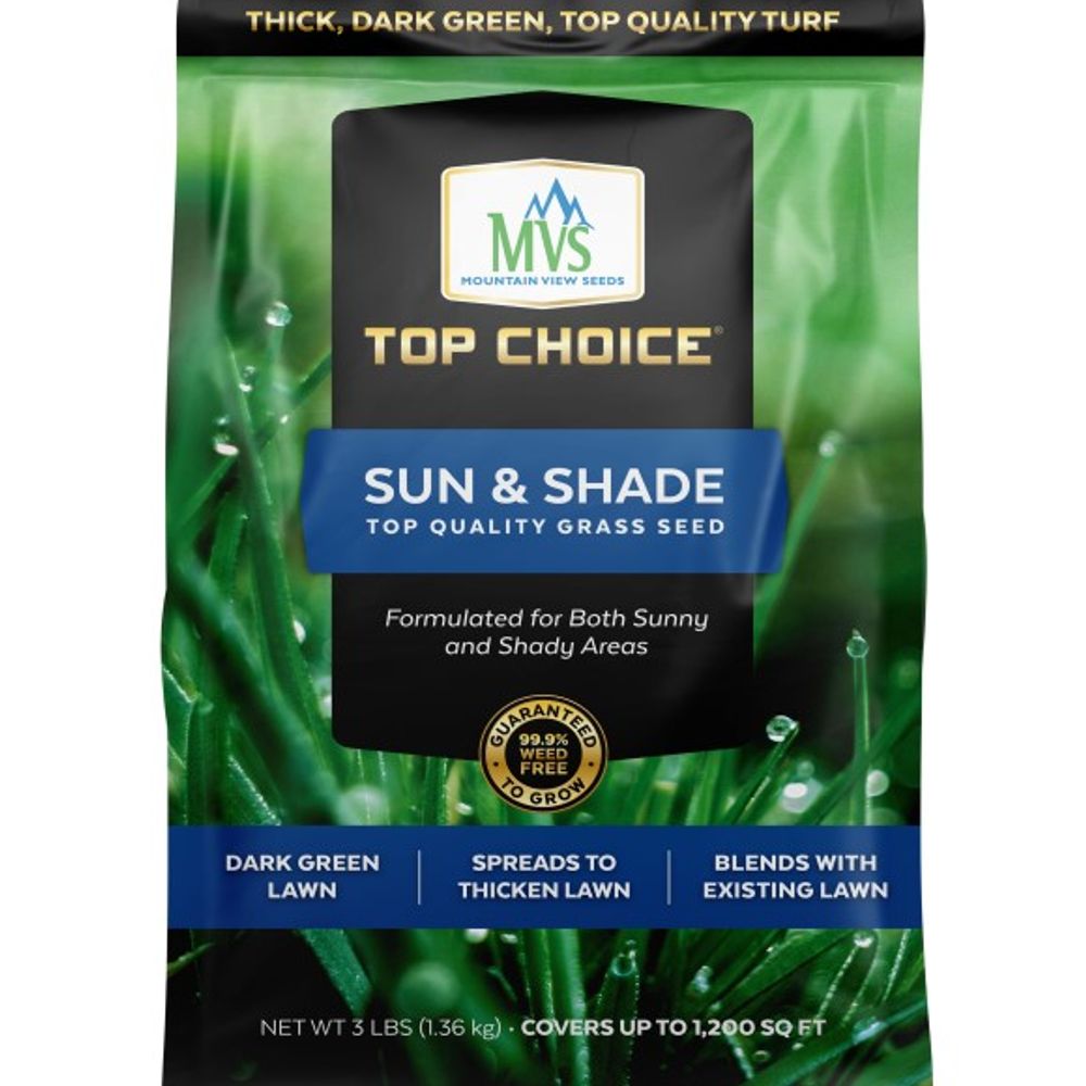 Top Choice, Sun & Shade Lawn Seed ALPHA