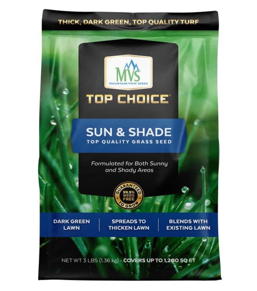 Top Choice, Sun & Shade Lawn Seed ALPHA