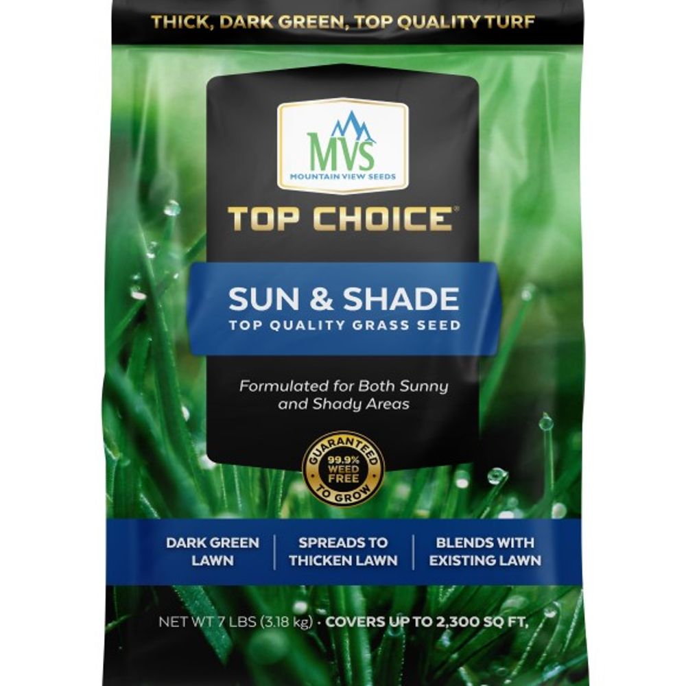 Top Choice, Sun & Shade Lawn Seed ALPHA