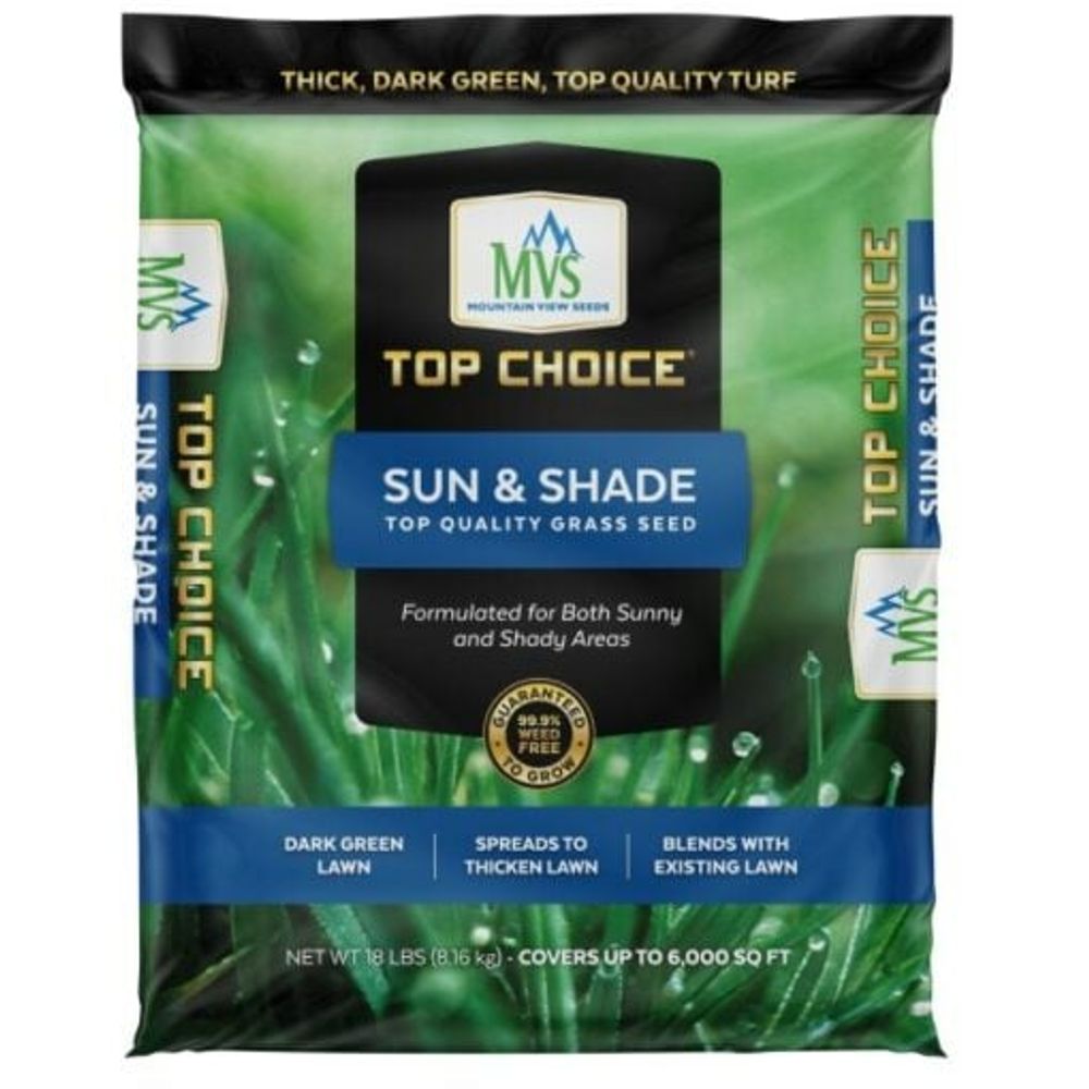 Top Choice, Sun & Shade Lawn Seed ALPHA
