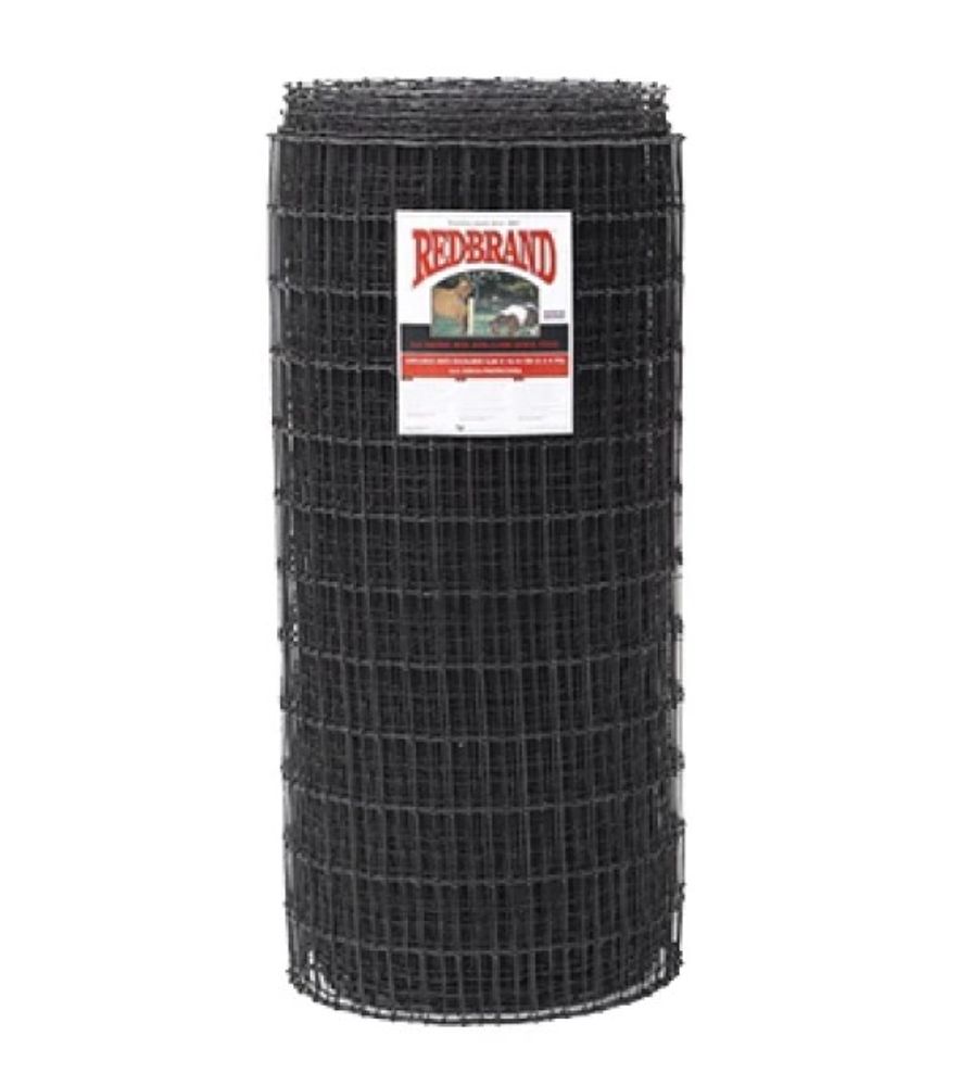 Red Brand, 48 in x 200 ft Black Non-Climb Horse Fence