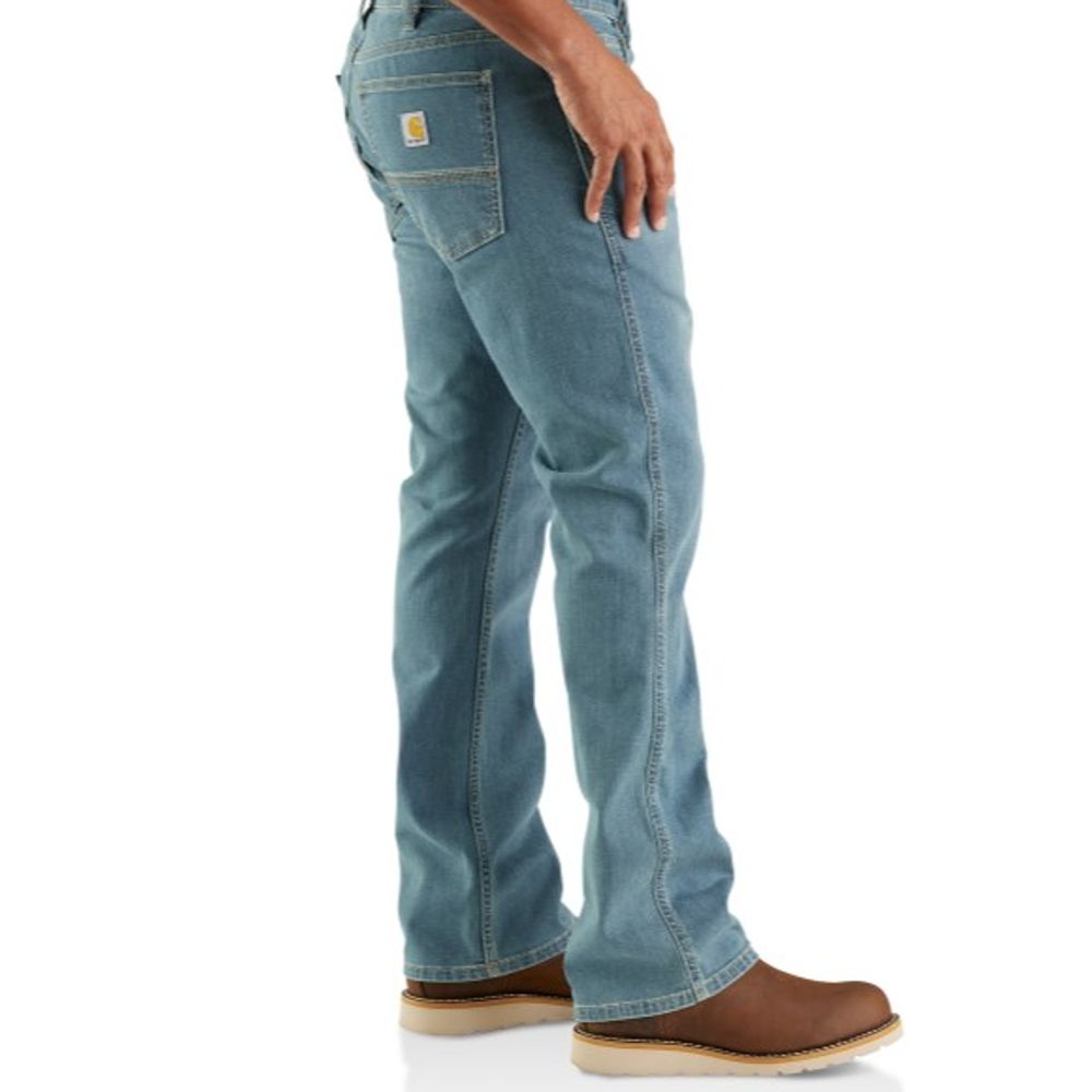 Carhartt, Men's Fender Rugged Flex Slim Fit Low Rise 5-Pocket Bootcut Jean