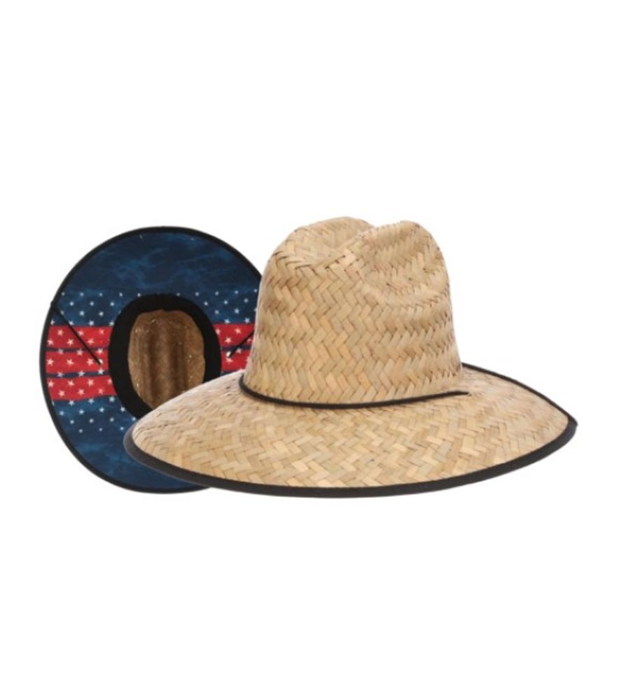 Dorfman Pacific, Unisex Twister Lifeguard Straw Hat