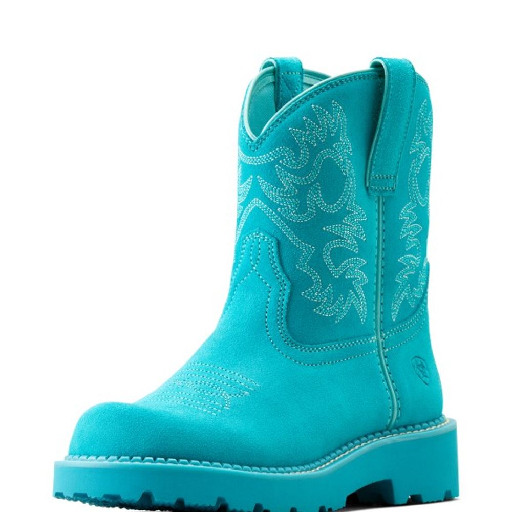 Ariat, Ladies Turquoise Fatbaby Western Boot, 10050995