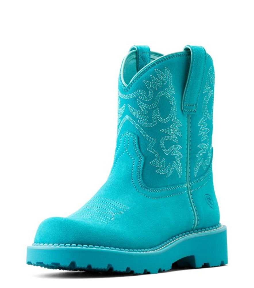 Ariat, Ladies Turquoise Fatbaby Western Boot, 10050995