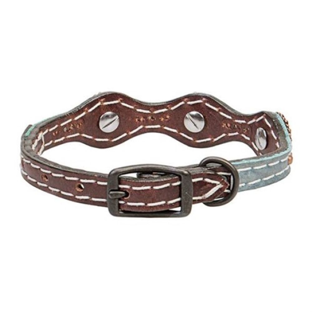 Weaver, Leather Savannah Dog Collar