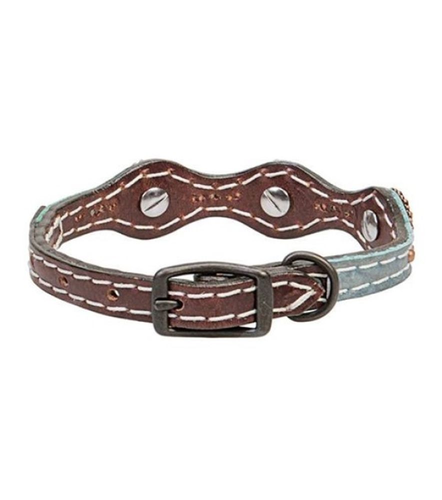 Weaver, Leather Savannah Dog Collar