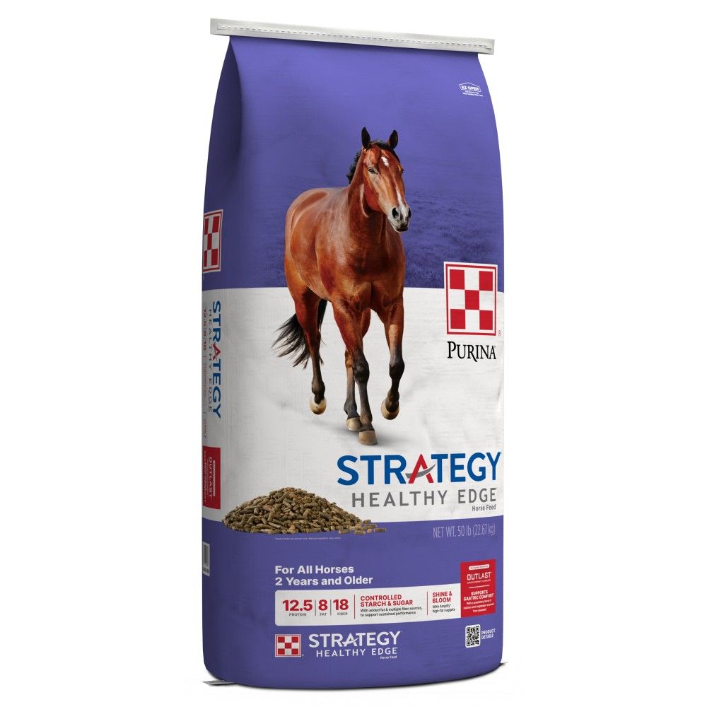 Purina, Strategy Healthy Edge Horse Feed, 50 lb