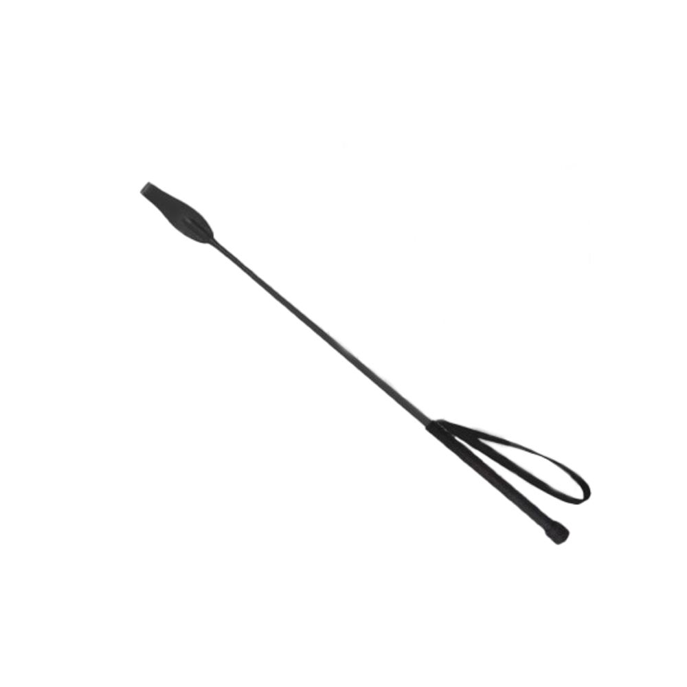 U.S. Whip, Black Riding Crop with Leather Top, RC201PL