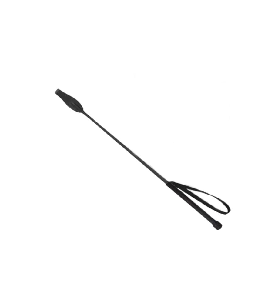 U.S. Whip, Black Riding Crop with Leather Top, RC201PL