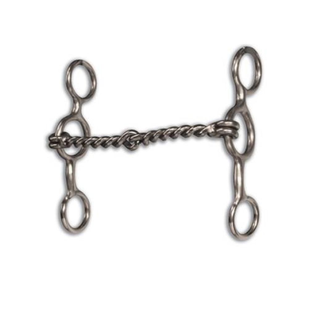 Professional's Choice, Short Shank Twisted Wire Snaffle Bit 