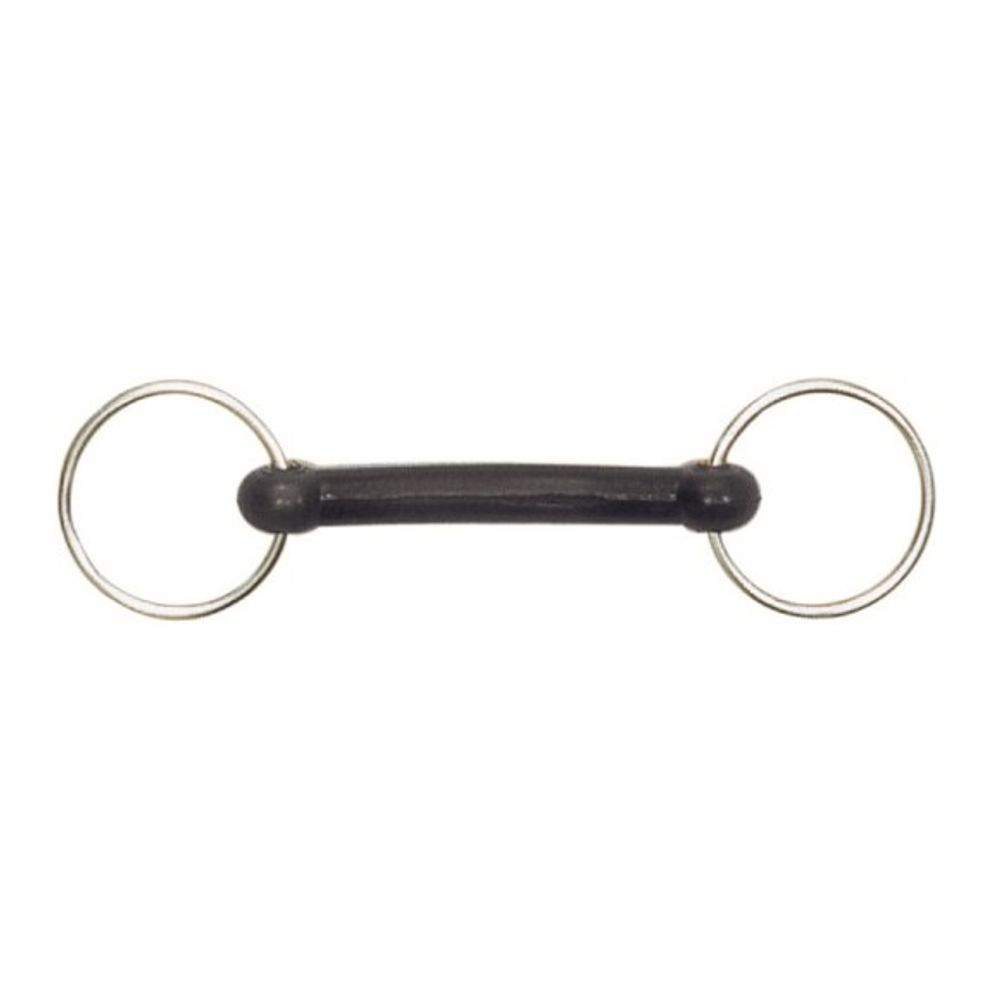 Centaur, 5" Stainless Steel Rubber Dog Bone Loose Ring Bit