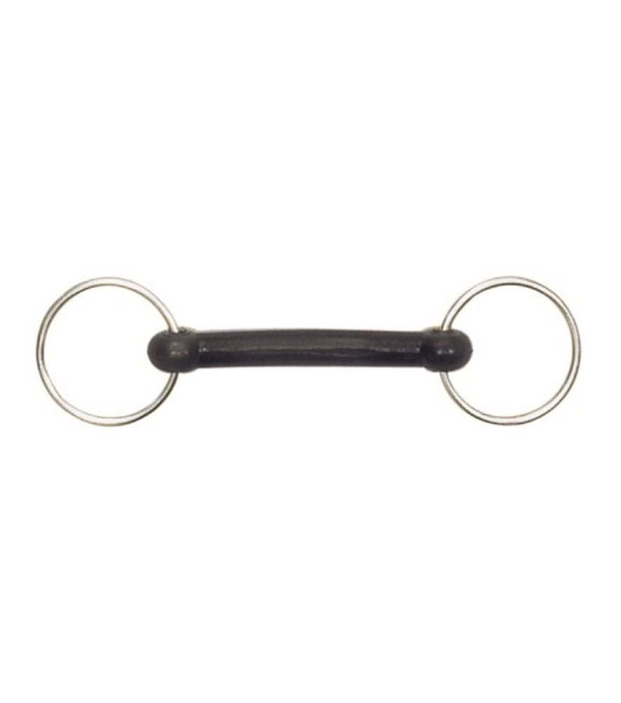 Centaur, 5" Stainless Steel Rubber Dog Bone Loose Ring Bit
