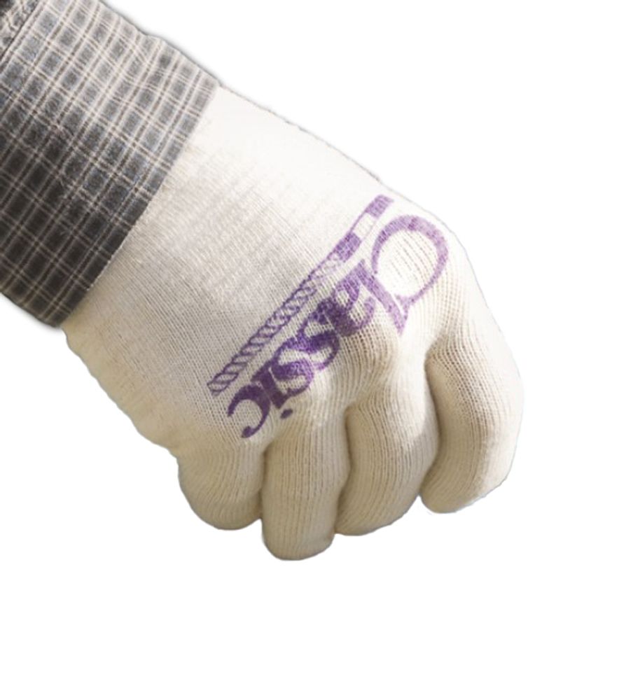 Classic, Large Cotton Roping Gloves, 12 pk