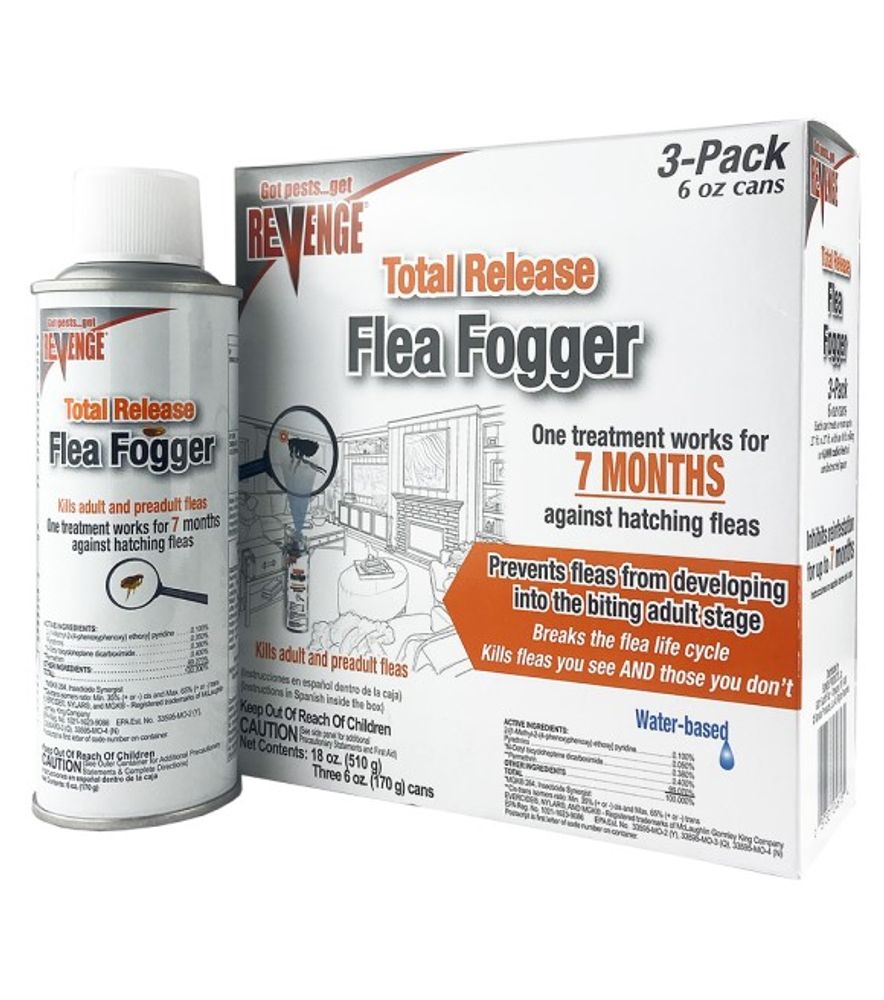 Revenge, Flea Fogger Aerosol, 3 pk