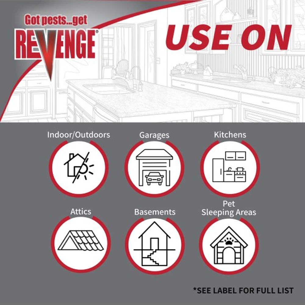 Revenge, House Guard Foaming Aerosol, 15 oz